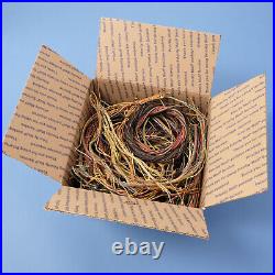 5+lbs VINTAGE CLOTH-COVERED HOOKUP WIRE TUBE AMP RADIO STRANDED SOLID STEAMPUNK
