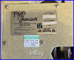 90's Fender Pro Junior tube guitar amp made in USA vintage blonde, 15 Watts