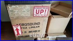 ACROSOUND STEREO 20 MONO TUBE AMPLIFIER KIT NEW SEALED VINTAGE from 50/60s