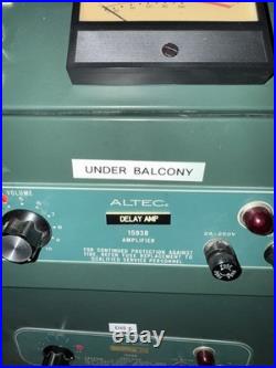 ALTEC vintage Audio Gear Lot 1593B, 1594B Power Amps. 1552a Meter Panel TESTED ALTEC vintage Audio Gear Lot 1593B, 1594B Power Amps. 1552a Meter Panel TESTED