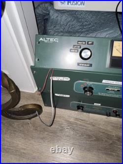 ALTEC vintage Audio Gear Lot 1593B, 1594B Power Amps. 1552a Meter Panel TESTED ALTEC vintage Audio Gear Lot 1593B, 1594B Power Amps. 1552a Meter Panel TESTED
