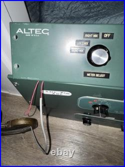 ALTEC vintage Audio Gear Lot 1593B, 1594B Power Amps. 1552a Meter Panel TESTED