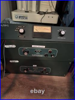ALTEC vintage Audio Gear Lot 1593B, 1594B Power Amps. 1552a Meter Panel TESTED