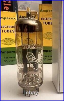 AMPEREX 7062 E180CC Rare Bugle Boy NOS vacuum Tube LOW NOISE