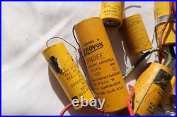 Aerovox Axial Capacitor Vintage Uf Paper Dandee Tube Amp Cap Mfd Capacitors 40p