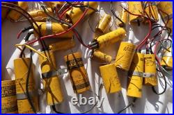 Aerovox Axial Capacitor Vintage Uf Paper Dandee Tube Amp Cap Mfd Capacitors 40p