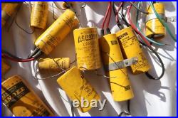 Aerovox Axial Capacitor Vintage Uf Paper Dandee Tube Amp Cap Mfd Capacitors 40p