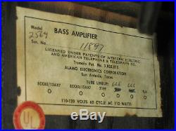 Alamo Vintage Tube BASS GUITAR Amp USA ORIGINAL, MODEL 2569, JENSEN SPEAKER