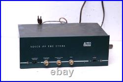 Altec 356A Voice Of The Stars Vacuum Tube Amplifier Vintage