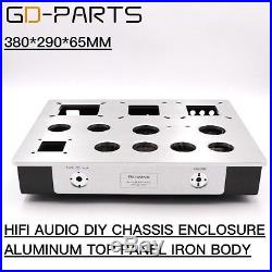 Amplifier Chassis Enclosure Hifi Audio DIY Vintage 2A3 300B KT88 Tube AMP Casex1