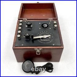 Antique 1920s Westinghouse RA Receiving Tuner & DA Detector Amp Combo Vtg Tube