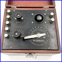 Antique 1920s Westinghouse RA Receiving Tuner & DA Detector Amp Combo Vtg Tube