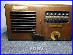 Antique 1946 Webster Electric Co. Teletalk Tube Amplifier 38B2 TURNS ON, WORKS