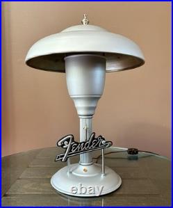 Antique Vintage Folk Art Fender Guitar Amp Table Desk Lamp Light Sign Display