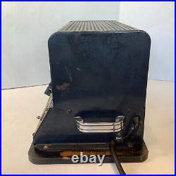 Antique Vintage Portable Tube Amplifier MI-12202 withOriginal Wooden Carry Case