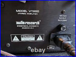 Audio Research VT200 MKI Vintage Tube Amplifier Serviced 200W