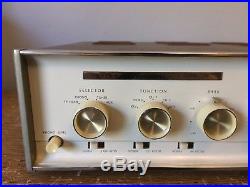 Beautiful Vintage Sherwood S-5500 IV Tube Amplifier Complete Looks/Works Great