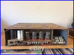 Beautiful Vintage Sherwood S-5500 IV Tube Amplifier Complete Looks/Works Great