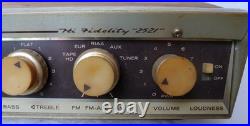 Bell 2521 Mono Tube AM/FM Receiver Amplifier PP 6BQ5 Vintage 1960s