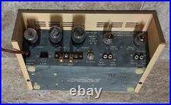 Bell Pacemaker 2285 Mono Tube Amp Vintage High Fidelity PM 6V6 12AX7 Great Sound