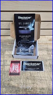 Blackstar St James 50Watt Amp Head VINTAGE TONE Black G2U