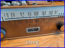 Bogen Model R660 Tube Tuner Amp Am Fm Radio Vacuum Rare Audiophile Vtg Transform