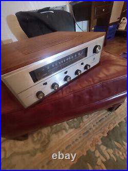 Bogen rf-35 vintage stereo all tube reciever fully rebuilt with nice cabinet