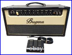 Bugera Vintage 55HD Tube Amp Head With Bugera FSB102A Footswitch MISSING KNOBS