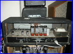 Carlsbro PA 100w 4 channel PA head vintage valve amplifier tube amp guitar bass