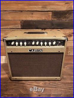 Carvin Vintage 33 Guitar Tube Amp 1x12 Dual Channel Tweed Finish