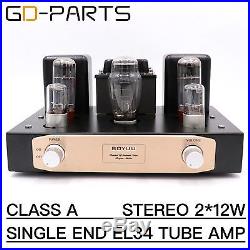 Class A Single End EL34 Tube Integrated Amplifier Hifi Stereo Vintage Tube AMP