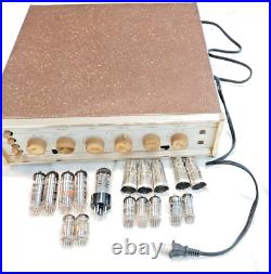 Clean Fresh RESTORE SHERWOOD S-5000 Stereo Tube Int. Amp (Vtg. US/EU Tubes)