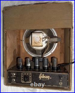 Completely Restored 1947 Gibson Style 1 BR6 Vintage Guitar Tube Amplifier