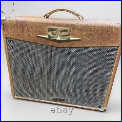 Crate V32 Palomino Tube Amp Guitar Bass Loud Vintage 32 Amplifier Brown Class A