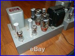 Custom Vintage KT66 Acrosound Tube Amplifier Stereo Pair