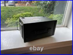 Custom one-off Bell and Howell Filmosound 385 vintage tube ammo can amplifier