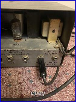 David Bogen Co Challenger MX6 Vintage Tube Pre amp Amplifier