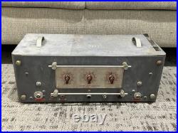 Devry 2804 Navy Type D vintage tube amplifier project PA military Filmosound