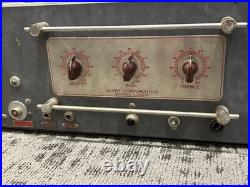 Devry 2804 Navy Type D vintage tube amplifier project PA military Filmosound