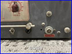 Devry 2804 Navy Type D vintage tube amplifier project PA military Filmosound