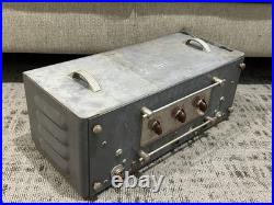 Devry 2804 Navy Type D vintage tube amplifier project PA military Filmosound