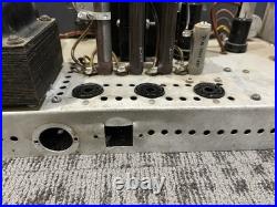 Devry 2804 Navy Type D vintage tube amplifier project PA military Filmosound