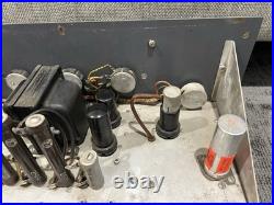 Devry 2804 Navy Type D vintage tube amplifier project PA military Filmosound