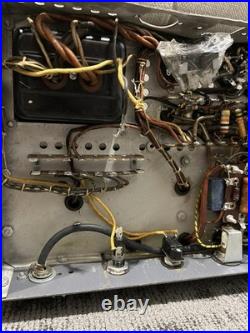 Devry 2804 Navy Type D vintage tube amplifier project PA military Filmosound