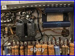 Devry 2804 Navy Type D vintage tube amplifier project PA military Filmosound