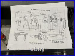 Devry 2804 Navy Type D vintage tube amplifier project PA military Filmosound