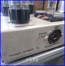 Dynaco Dynakit Stereo 70 ST-70 Vintage Tube Amplifier Serviced