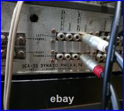 Dynaco SCA-35 VINTAGE Stereo Tube Amplifier + Dynaco FM3 Tube FM Tuner