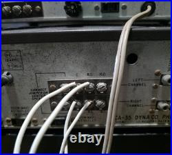 Dynaco SCA-35 VINTAGE Stereo Tube Amplifier + Dynaco FM3 Tube FM Tuner