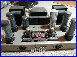 Dynaco Vtg Dynakit Stereo 70 Tube Amplifier Amp Powers On Untested Sold As Is